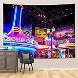 YYRAIN Nordic Einfache Mode Schloss Wandteppich Polyester Hause Wandbehang Bankett Wanddekoration Tuch Multifunktionale Strandtuch Tischdecke 91x59 Inch{W230xH150cm}