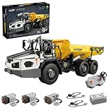 BOUN Technic 6x6 Knickgelenkter Dumper, Ferngesteuertes Muldenkipper Modellauto LKW MOC Bausteine für Erwachsene, 3067 Teile Kompatibel mit Leg
