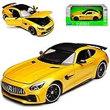 Welly Mercedes-Benz AMG GT R Coupe Gelb Ab 2014 1/24 M