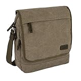 camel active, Schultertasche, Herren, Umhängetasche, Schultertasche, Arbeitstasche, Businesstasche, Molina, Khak