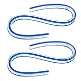 2 Stück Flexibles Kunststoff Kurvenlineal, Flexible Lineal, Maß Werkzeug, für Zeichnen Mal Grafiken Kleiderdesign Maß Werkzeug (30CM)