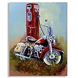 SongYww DIY 5D Diamond Painting Set für Kinder/Erwachsene Motorrad Diamant Painting Bilder Full Drill Kristall Stickerei Kreuzstich Kunsthandwerk für Home Wand Dekorationen Geschenk 40x60