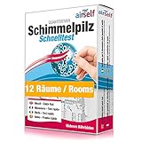 Schimmeltest (Schimmel-Schnelltest) für bis zu 12 Räume – Schimmel Test zur Untersuchung der Schimmelpilzbelastung in I