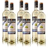 6 Flaschen Michel Schneider Chardonnay, alkoholfreier Wein, sortenreines Weisswein Paket (6 x 0,75 l)