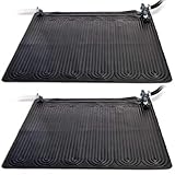 Intex 2X Solarmatte PVC 1,2x1,2m Pool Heizung Solarkollektor Solarheizung