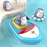 Sxcespp Elektrisches Wasserstrahlboot-Spielzeug丨Babybadewanne Zum Spielen丨Niedliche Schwimmende Spielzeuge丨Geeignet Für Babys Ab 18 Monaten丨Geeignet Für Jungen Und Mädchen Geburtstag