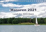 Masuren 2021 - Land der 1000 Seen (Tischkalender 2021 DIN A5 quer): Naturlandschaften, Alleen und 1000 Seen (Monatskalender, 14 Seiten ) (CALVENDO Natur)