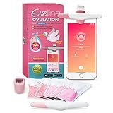 Smart-Ovulationsteststreifen mit digitaler Fruchtbarkeits-Überwachungs-App – einfachste Ovulations-Predictor-Kit für Frauen, FDA gelistet für 99% Genauigkeit, 5er-Pack