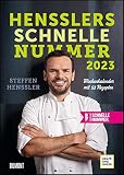 Hensslers schnelle Nummer Wochenkalender 2023 – pro Woche 1 Rezept – mit Notizfeldern – Format DIN A4 – Spiralbindung