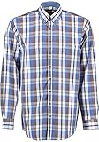 TOM COLLINS Herren Hemd Langarm Freizeithemd mit Button-Down Kragen Izuda, Größe:47/48, Farbe:J