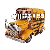 Vintage Maßstab 1: 24 Modell kurz gelb Schule Bus Fahrzeug