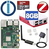 Raspberry Pi 4 Model B, 8 GB (8GB) mit ioBroker + ZigBee USB Stick Komplett-S