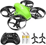 Potensic A20 Mini Drohne für Kinder, Fernbedienung Quadcopter, Auto Schweben, Headless Mode, Einfach zu fliegen, Spielzeug für Kinder, Grü