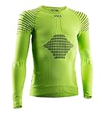 X-Bionic Kinder Invent 4.0 Shirt Round Neck Long Sleeves JUNIOR, Green Lime/Black, 8/9