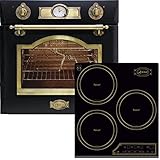 Kaiser Herdset Autark/Elektro Einbau Backofen Kaiser Eh 6355 Em+Kaiser Induktions-Kochfeld KCT 4795 FI AD, Einbau Herd, 3 Kochzonen, 45