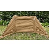 Furniture Cover Strand Windschutz, Outdoor Camping, Winddicht Und Warm, Sichtschutz, Grill Feuerfest, Canvas Produktion, Edelstahl StüTzstange, Einfach Zu Montieren, Starker Und (165+85) x58