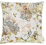 Apelt Herbstzeit 2708 Rosen- und Herbstblume l Kissen 39x39cm l gelb