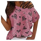 Caixunkun Lange Blusen Tunika 46 Rote Blusen Tun Lachs Rote Oberteile for Hemdbluse Braun Tank Tops MäNner Blusentunika Tunika Schwarz Bluse Blau Weiß Gestreift K5 - Pink M