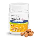 Sanct Bernhard Ubiquinol 100mg Q10 Bioaktiv Kapseln mit reinem, 100% natürliches, durch Hefefermentation gewonnenes, chromatografisch gereinigtes Q10 höchster Qualität (KANEKA Ubiquinol™), 75 Kap