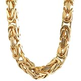 4,0 mm 60 cm 585-14 Karat Gelbgold Königskette massiv Gold hochwertige Halskette 69,8 g