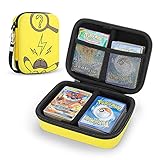 Yinke Tasche Case für Pokemon Karten Sammel für bis zu 400+ Cards, Reisetasche Schutzhülle Aufbewahrungstasche Box Hülle E