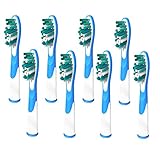 The Good Ersatz Aufsteckbürste, kompatibel mit Braun Oral B Sonic VITALITY, 4 Pack x 2 Stk