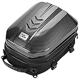 Motorrad Hecktasche wasserdicht sozius gepäcktasche ABS Hartschalen Motorrad helmtasche mit erweiterbarem Stauraum 24L-35L Reisetasche Tasche für M