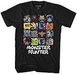 Monster Hunter - Männer Symbole T-Shirt, Medium, Black