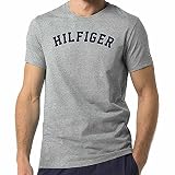 Tommy Hilfiger Herren Organic Cotton cn Tee ss Print T-Shirt, Grau (Grey Heather-EUR 004), Larg