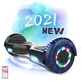 MARKBOARD Hoverboards, Self Balancing Scooter 6.5' Elektro Scooter Hover Scooter Board Skateboard - Eingebaute Bluetooth Lautsp