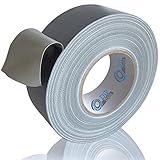 DIP-Tools - starkes Panzertape - Rückstandslos Entfernbares Gewebeband für Haus und Garten - Handreißbar & Hitzebeständig (1x50m, silber-grau)