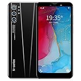 SIM-Free-Mobiltelefone, Dual-SIM-Telefon, entsperrt, Android Go, 12,7 cm (5 Zoll), Quad-Core 1 GB + 4 GB, 5 MP + 2 MP Dual-Rückkameras, 2800 mAh, WLAN, Bluetooth, GPS-Handys (Note 10-Schwarz)