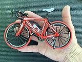 BicycleCrazy Deko Fahrrad Miniatur 1:10 (Rennrad rot)