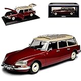 Norev Citroen DS21 Break Kombi Dunkel Rot 1962-1972 1/18 M