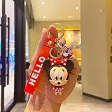 TOBENOI Mickey Mouse Schlüsselanhänger Kinder Puppe Tasche Anhänger Kleine Geschenktüte Schlüsselanhänger Anhänger Event S