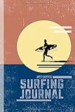 NOTEBOOK SURFING JOURNAL: Notizbuch liniert mit Inhaltsverzeichnis zum selber eintragen 120 Seiten Softcover ca DIN A5 Perfekt als ... nächsten Surf Urlaub Geschenk für S