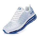 Axcone Laufschuhe Damen Herren Turnschuhe Sportschuhe Schuhe Air Cushion Sneaker Freizeit Training Fitness Gym 8998-WT 38