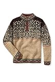 Invisible World Damen 100% Alpaka Skandinavischer Pullover: Pullover Maxine - M