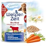 ChronoBalance® Bio-Nassfutter für Welpen, Bio-Rind, Bio-Gans, getreidefrei, glutenfrei, lactosefrei und allergikergeeignet, hoher Fleisch- und Proteinanteil, Alleinfutter, in Deutschland herg