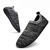 Sosenfer hausschuhe Damen Herren Leichte hüttenschuhe rutschfest Flache pantoffeln home cozy slippers Unisex-HEIHUI-39