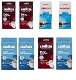 3x Lavazza DEK Kaffee Gemahlen Entkoffeiniert 250g + 3x Lavazza DEK intenso 250g + 2x Kimbo Dek 250g