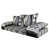 Casa Moro Orientalisches Sofa Ankara marokkanische Sitzcouch | Inklusive Füllung mit Rücken- & Lehnenkissen | Original aus Marrakesch | Arabische Sitzgruppe Sitzgarnitur Sitzecke Sark Kösesi | MO1504