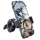 YOSH Fahrrad Handyhalterung Universal Handyhalter fürs Fahrrad Motorrad Halterung mit 360° drehbare für alle 3,5-6,7 Zoll Handy und iPhone 12Pro/11/X/7/6 Samsung S9/S8/S7/S6/S5 Huawei und GPS