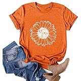 Women's Geblümt Oberteil Summer Blusen Cothic Bluse Damen Cool Blusentop Light Shirts Strand T-S