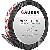 GAUDER Magnetband stark selbstklebend I Magnetstreifen I Magnetklebeband (20mm x 3m)