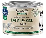 Sanabelle Nassfutter Leckerbissen mit Lamm & Rind | 6 x 195 g | 1.17 kg