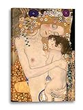 Printed Paintings Leinwand (60x80cm): Gustav Klimt - Die DREI Lebensalter Einer Frau (1905)