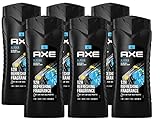 AXE 3-in-1 Duschgel & Shampoo Alaska XL für langanhaltende Frische und Duft im 6er Pack, Herren Men Showergel für Body Face Hair Wash, Shower Gel dermatologisch getestet (6x 400ml)