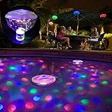 5 Lichtmuster Wasserdicht Unterwasser-Schwimm Lampe LED-Disco Aqua Glow Multi Colour Flashing Badezimmer Teich Pool Spa Whirlpool-Party-N