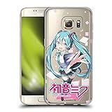 Head Case Designs Offiziell Offizielle Hatsune Miku Süß Grafiken Soft Gel Handyhülle Hülle kompatibel mit Samsung Galaxy S7 Edg